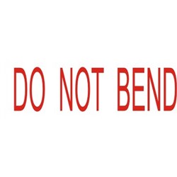 DESKMATE PRE-INKED OFFICE STAMP DO NOT BEND RED
